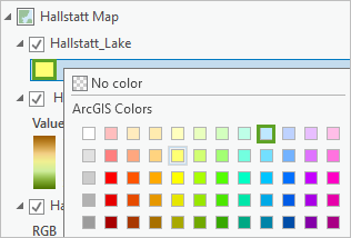 更改湖泊颜色。