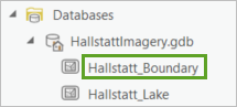 将 Hallstatt_Boundary 图层添加到地图。