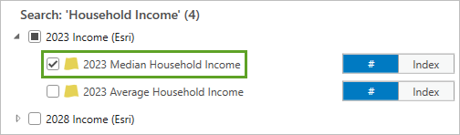 2023 Median Household Income 变量