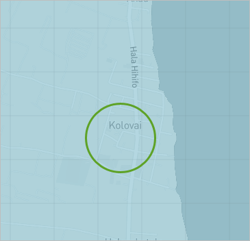 地图上的 Kolovai